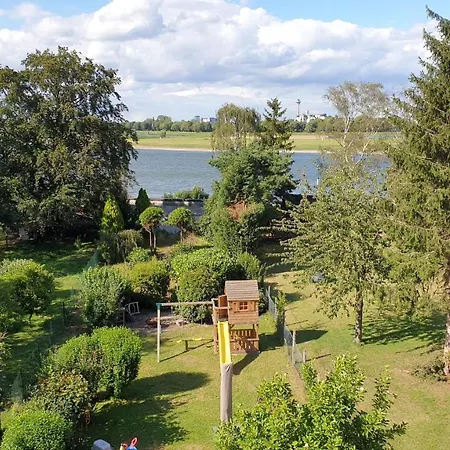 Somnar Panoramaloft Mit Hästens Betten - Rheinblick 150qm Apartment
