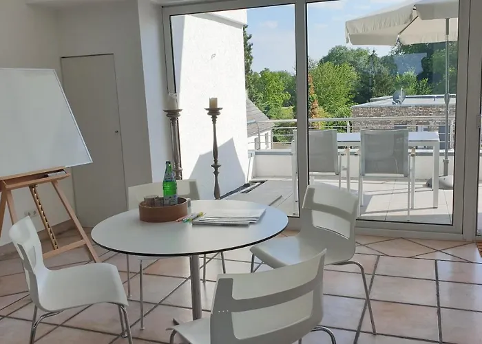 Daire Somnar Panoramaloft Mit Haestens Betten - Rheinblick 150qm Neuss